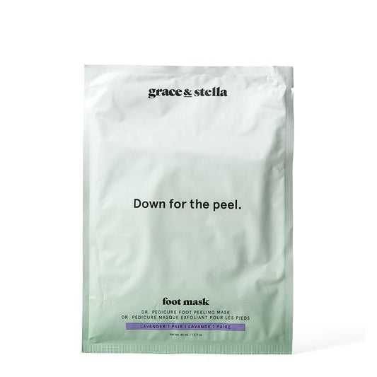 Grace & Stella Dr. Pedicure Foot Peeling Mask | dry feet treatment