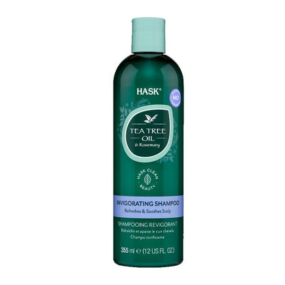 Hask Tea Tree & Rosemary Shampoo | invigorating shampoo | refresh and sooth scalp