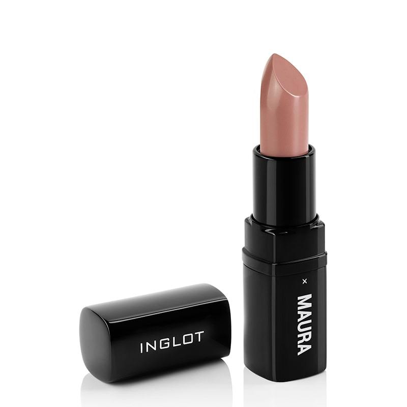 Inglot x Maura Naughty Nudes Lipsatin Lipstick 