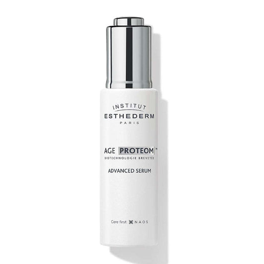 Institut Esthederm Age Proteom Advanced Serum | revolutionary skincare solution | promotes firmer, smoother complexion | lasting efficacy | durable reduction in signs of aging | visible transformation in one month