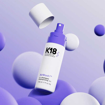 K18 Airwash Dry Shampoo, non aerosol dry shampoo, weightless dry shampoo