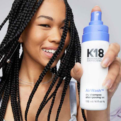 K18 Airwash Dry Shampoo, lightweight dry shampoo, 