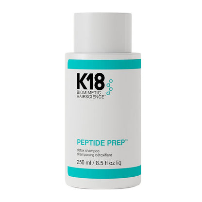 K18 Peptide Prep Detox Shampoo | clairfying clean shampoo | strip hair of toxins metals hard water