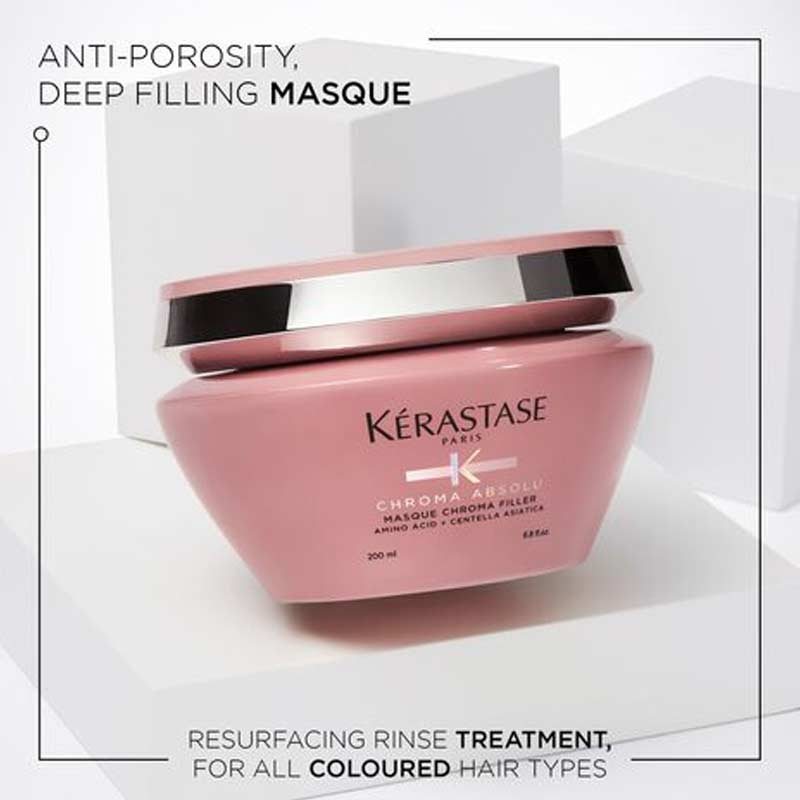 Kérastase Chroma Absolu Anti-Porosity Deep-Filling Hair Mask For Coloured Hair, Kérastase hair mask,