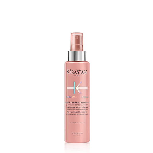 Kérastase Chroma Absolu Sérum Chroma Thermique Anti-Frizz Heat Protection Serum | Anti-frizz | Heat protection | Serum | Lightweight | Smoothing | Hair fiber | Defense against heat | Defense against humidity | Defense against frizz