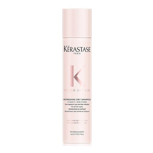 Kérastase Fresh Affair Refreshing Dry Shampoo | excess oil | refreshed | clean | healthy | multiple benefits | Vitamin E | second-day hair | post-workout touch-ups | quick refreshes.