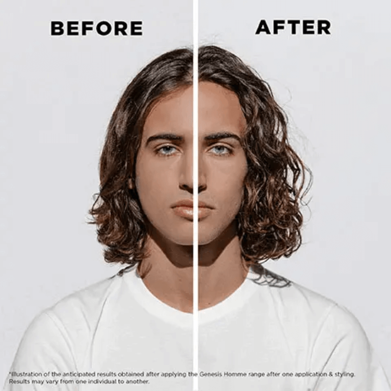 Kérastase, Kérastase Genesis Homme Instant Thickening Molding Clay, Before And After Mens Hair Style