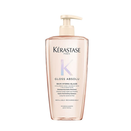 Kérastase Gloss Absolu Hydra-Glaze Hydrating Shampoo 500ml refillable bottle