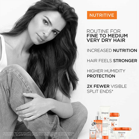 Kérastase, Nutritive Range, Masquintense Deep Nutrition Ultra-Concentrated Soft Mask, fine to medium dry hair,  hair nutrition