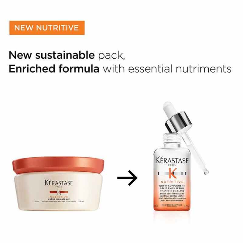 Kerastase nutritive, nutri-supplement, split ends serum, dry hair