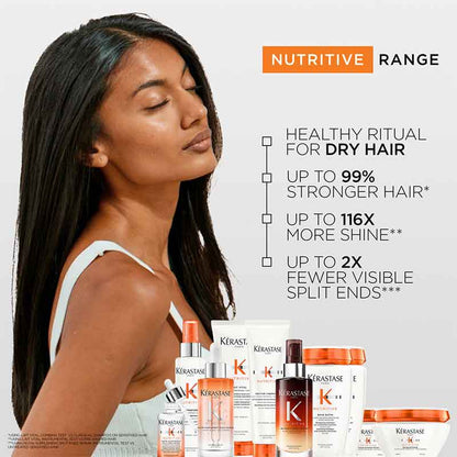 Kérastase, Nutritive Range, 8H Magic Night Serum, for dry hair, more shine, smooth and strengthen hair