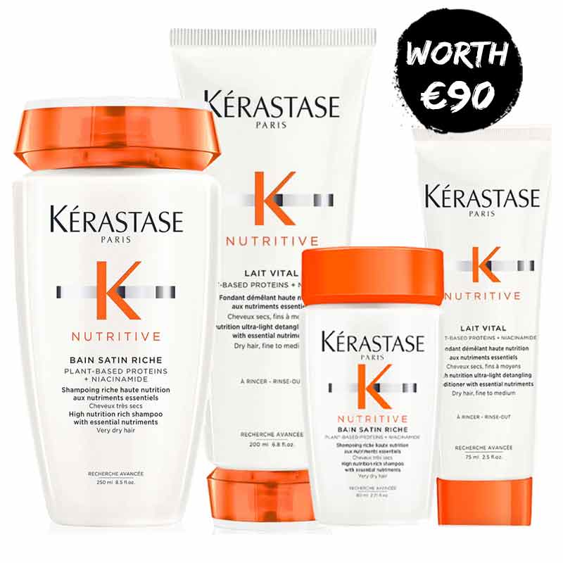 Kérastase, Kérastase Nutritive Range, shampoo for dry hair, before and after hair treatment, hair smoothing, for dry hair