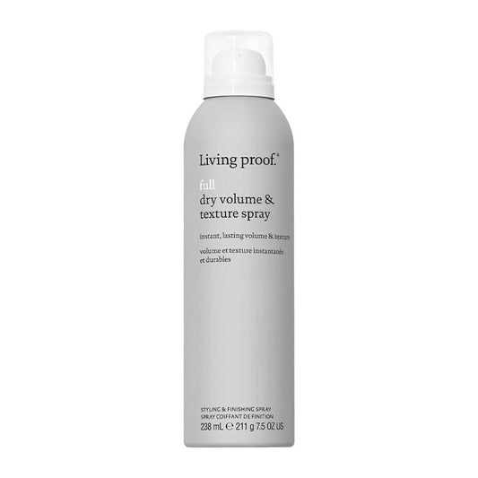 Living Proof Full Dry Volume & Texture Spray | effortlessly voluminous | textured tresses | style volume | perfectly imperfect | lived-in look | spritzes