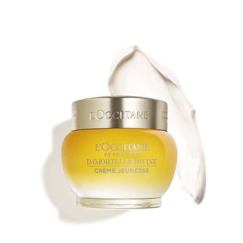 L'Occitane Immortelle Divine Cream, anti-ageing moisturiser, reduce signs of ageing