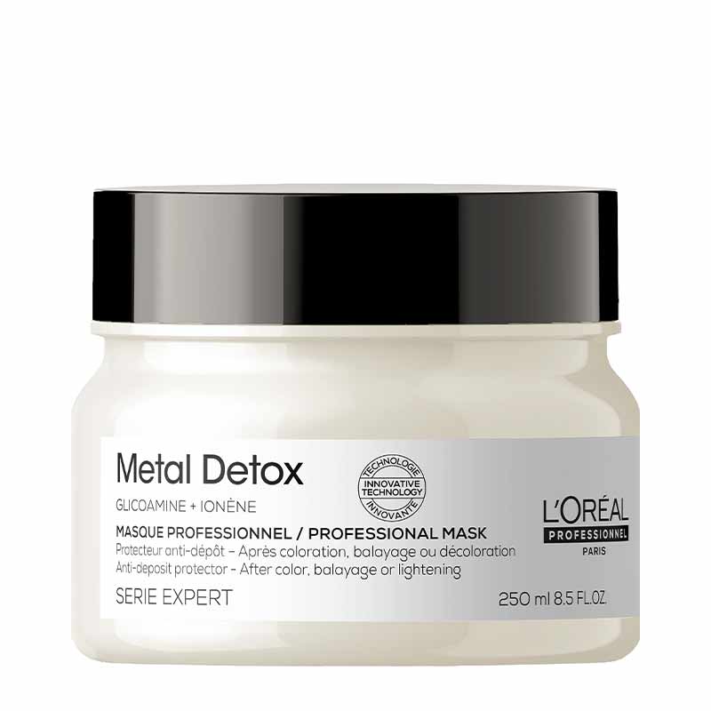 L’Oréal Professionnel Metal Detox Anti-Deposit Protector Mask | hair treatment | after colour and balayage | metals in water | get rid of product build up in hair