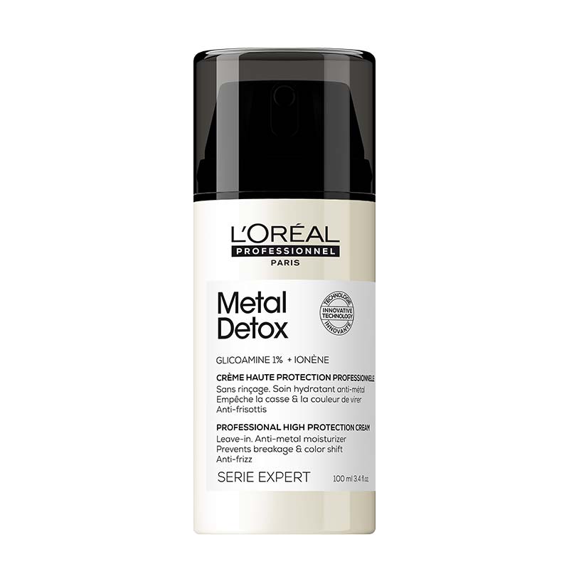 L'Oréal Professionnel Metal Detox Anti-Metal High Protection Cream | Metal detox | L'oreal hair care | L'oreal professional | Hair products | coloured hair | dry hair | damaged hair | heat protection | protection cream for hair