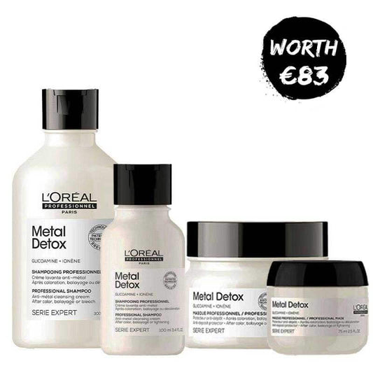 L'Oreal Professionnel Metal Detox Home and Away Bundle