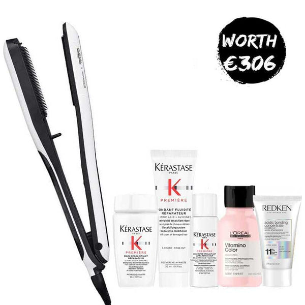 L'OREAL PROFESSIONNEL Steampod Flat Iron & Styler + deals Kerastase Hair Set