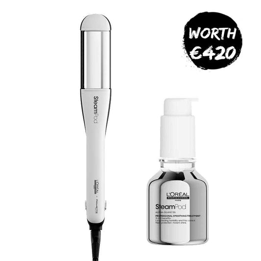 L'Oréal Professionnel SteamPod 4.0 + FREE Professional Smoothing Treatment 50ml