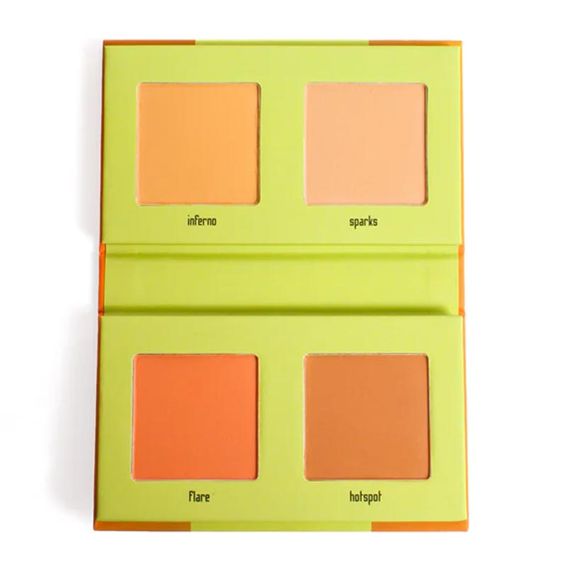 Made By Mitchell Eyelights Brightening Powder Palette | Illuminate under-eye area | Brighten and minimize darkness | FIRELIGHT