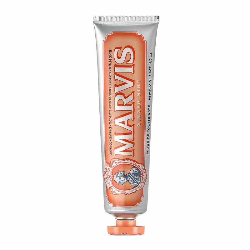 Marvis | Ginger | Mint | creamy | toothpaste | luxury | Italian | refreshing | flavour | whitens | cleans | protects | gums | teeth | whiter teeth 