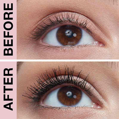 Maybelline Lash Sensational Sky High Waterproof Mascara | before and after using waterproof mascara