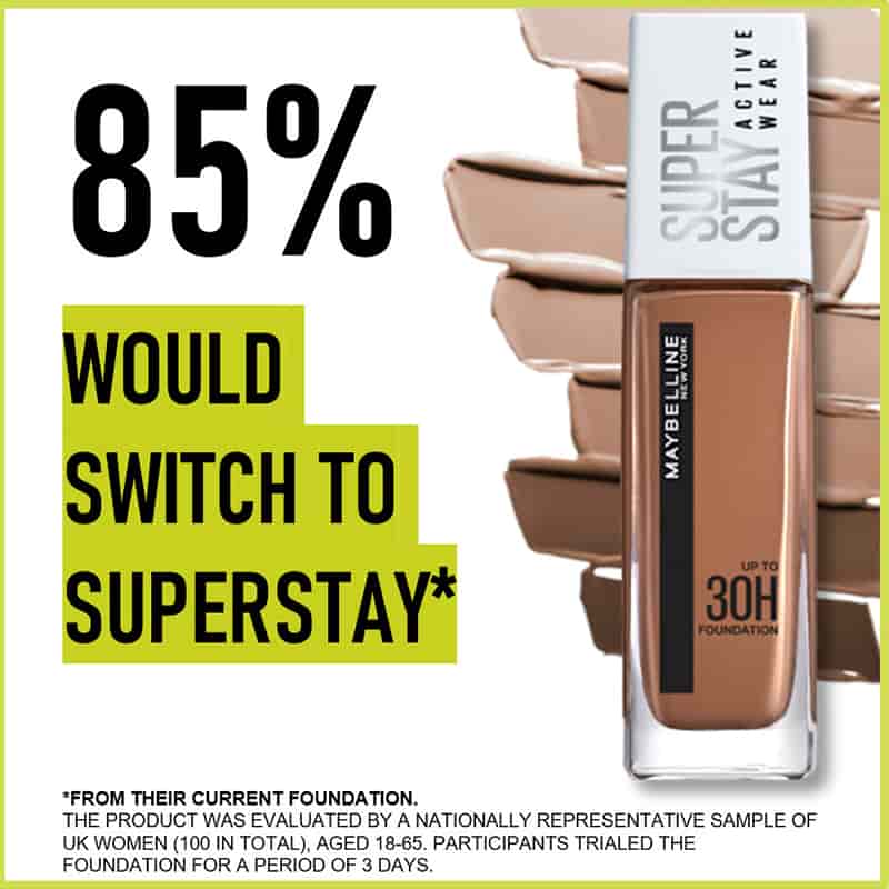 Maybelline Superstay Active Wear Full Coverage 30 Hour Long-lasting Foundation