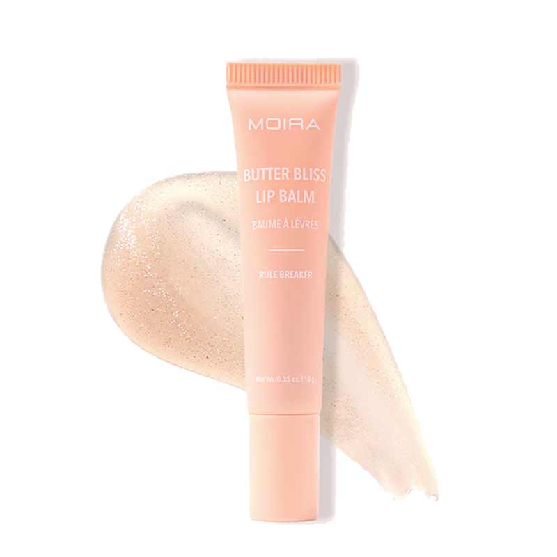 MOIRA Butter Bliss Lip Balm, shimmer lip balm, clear lip balm