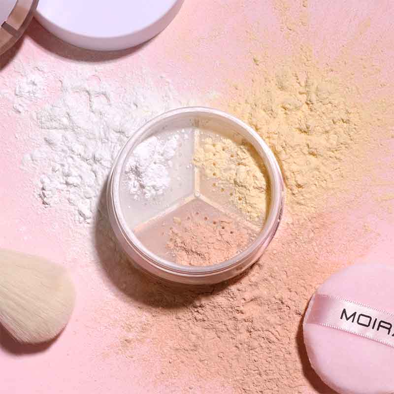 MOIRA Set & Correct Loose Setting Powder, loose powder, oily skin