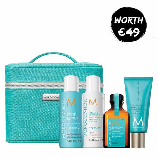 Moroccanoil Discover Hydration Gift Set, haircare gift set, dry hair