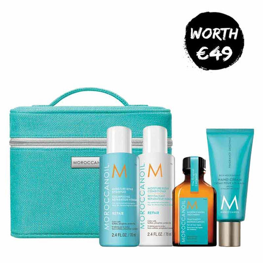 Moroccanoil Discover Repair Gift Set, haircare for damaged hair, Christmas haircare gifts