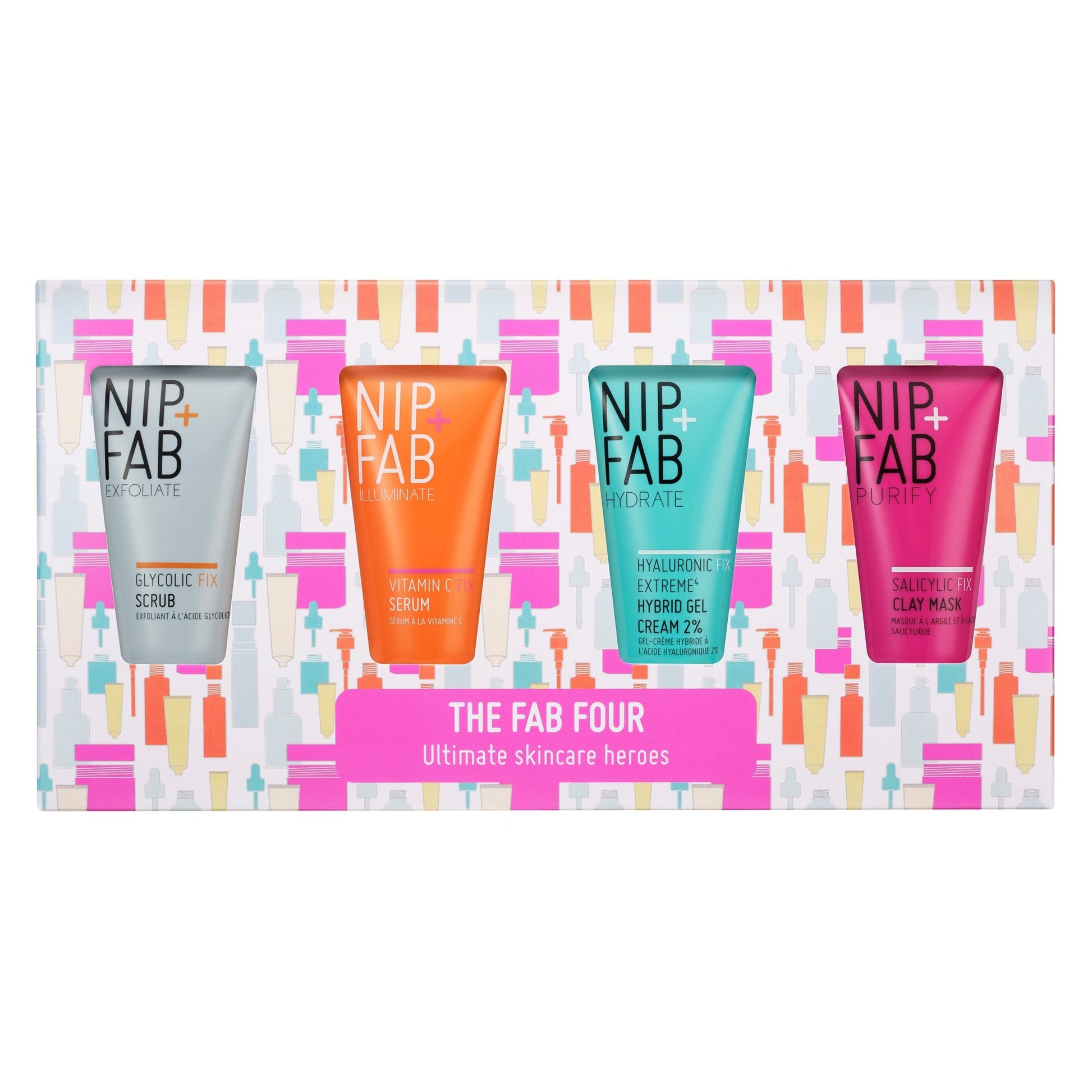 Nip & fab, gifts for her, Christmas gifts, Christmas, glycolic acid, vitamin C, hyaluronic gel, salicylic mask