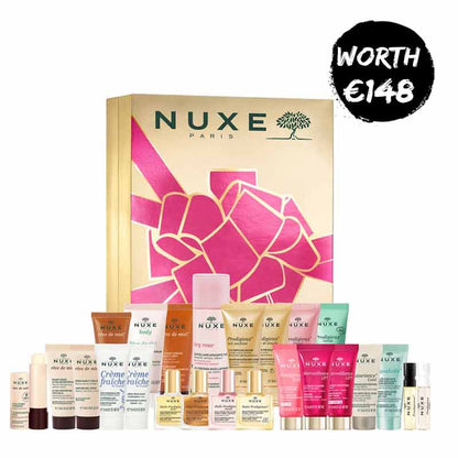 Nuxe advent calendar 2024, huile prodigieuse, beauty advent calendar, christmas gifts, advent set