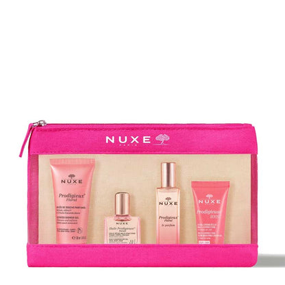 NUXE Huile Prodigieux Florale Travel Kit | gift set | travel friendly | nuxe | dry oil | le parfum | skincare | body | travel size skincare