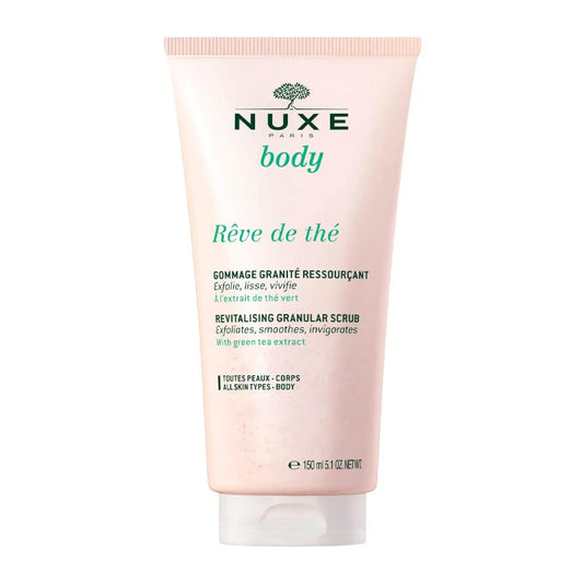 NUXE RÊVE DE THÉ Revitalising Granular Scrub | NUXE | Vegan Body Scrub | Vegan | Exfoliating Scrub