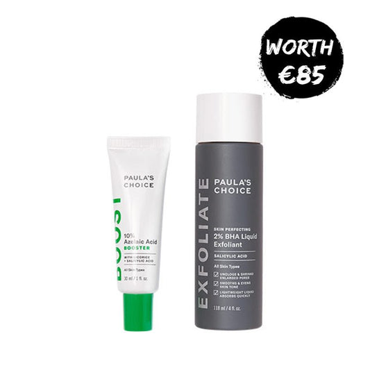 Paula's Choice, Paula's Choice The Breakout Resolution Duo, Skincare Giftset, Gifts for Her, 2% BHA Liquid Exfoliant