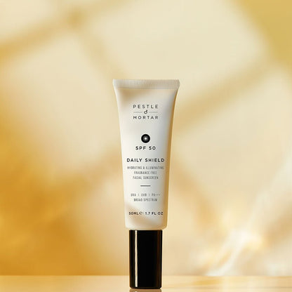 Pestle & Mortar Daily Shield SPF 50 | Broad-spectrum facial sunscreen | SPF 50 PA+++