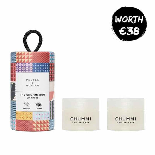 Pestle & Mortar Lip Chummi Duo Tree Hanger, lip mask, stocking fillers for her, lip care gift