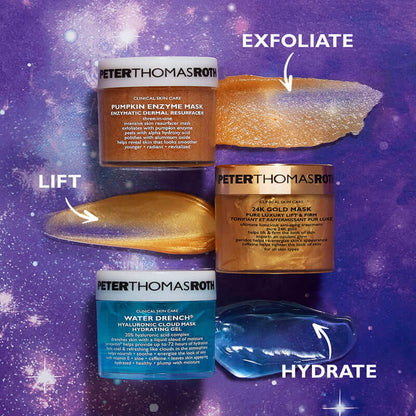 Peter Thomas Roth, Peter Thomas Roth Mask Blast-Off 3-Piece Mask Kit, exfoliating face masks