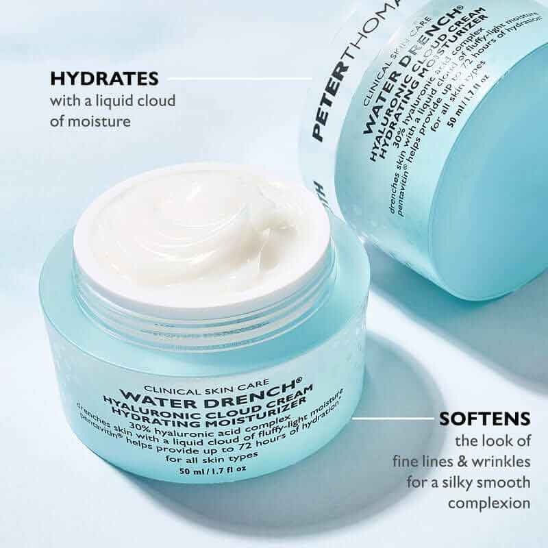 Peter Thomas Roth Water Drench Hyaluronic Cloud Cream Hydrating Moisturiser, fine lines & wrinkles