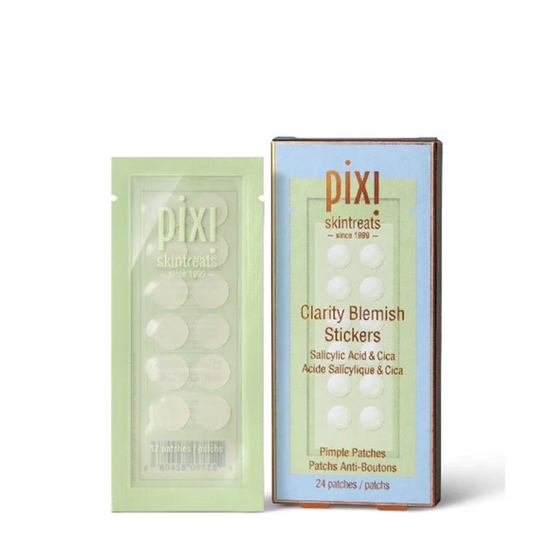 PIXI Clarity Blemish Stickers | Quick and effective relief from breakouts | Effective treatment and prevention of blemishes and breakouts | Invisible stickers for all day wear