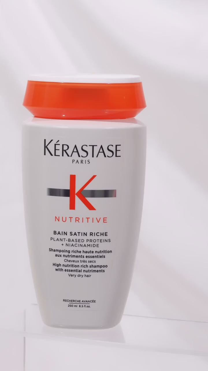 Kérastase, Nutritive, Hydrating Shampoo, shampoo for dry hair, free from parabens, for sensitive scalp, anti-frizz protection, for split ends, Deep Nutrition Masque