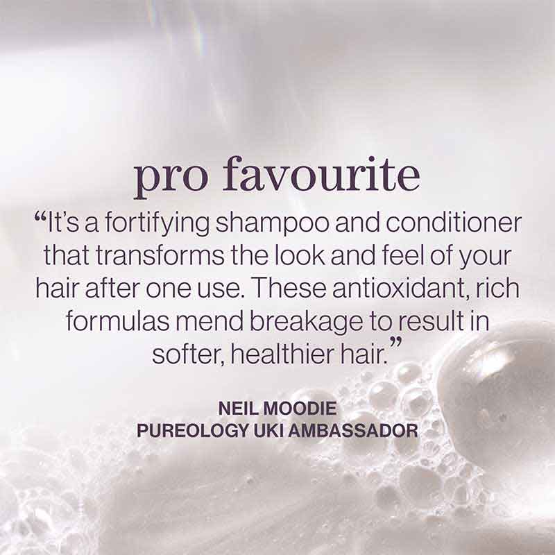 Pureology Strength Cure Shampoo | Repair | Damaged Hair | Resilience | Elasticity | Minimize Breakages | Sulphate-free | Vegan Friendly | Softening | Outstanding Colour Protection | Antifade Complex®