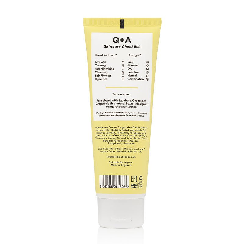 Q+A Grapefruit Cleansing Balm