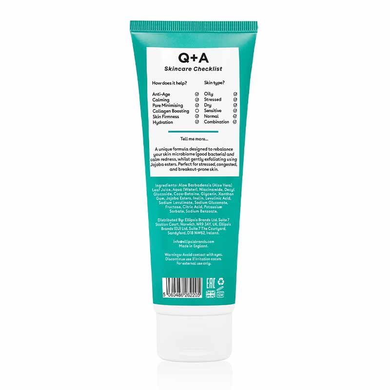 Q+A Niacinamide Gentle Exfoliating Cleanser