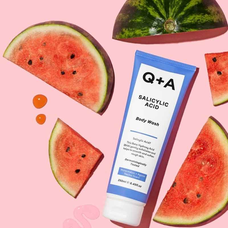 Q+A Salicylic Acid Body Wash | watermelon body wash