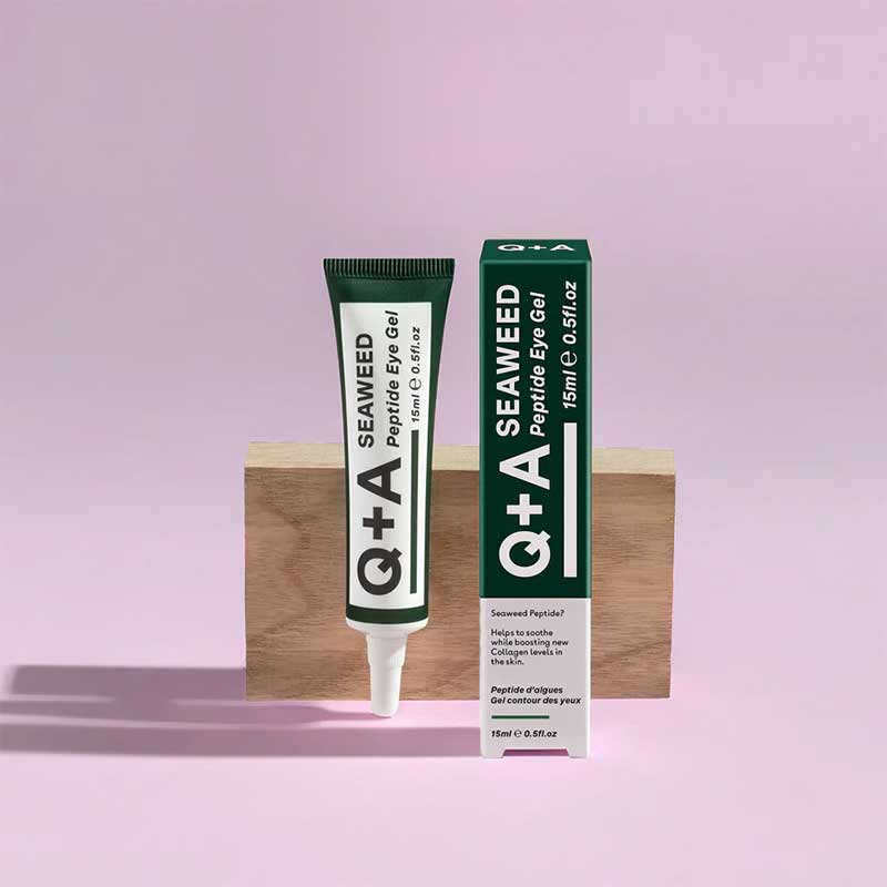 Q+A Seaweed Peptide Eye Gel | soothing gel for under the eyes