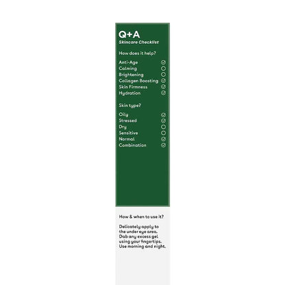 Q+A Seaweed Peptide Eye Gel