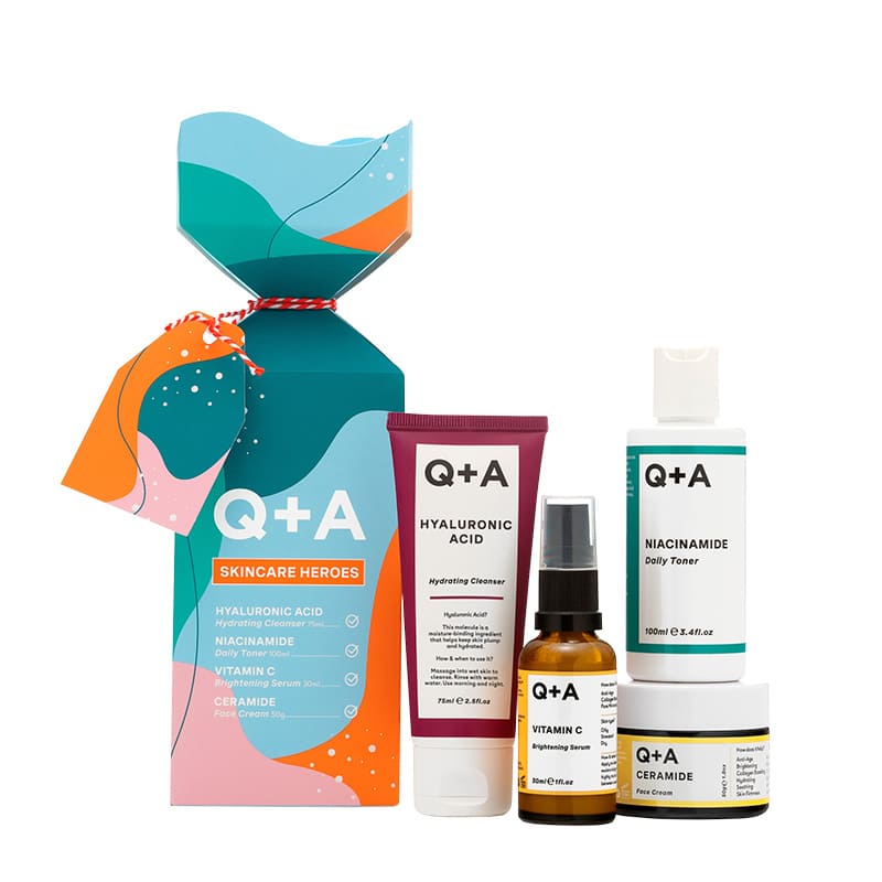 Q + A Skincare Heroes Gift Set