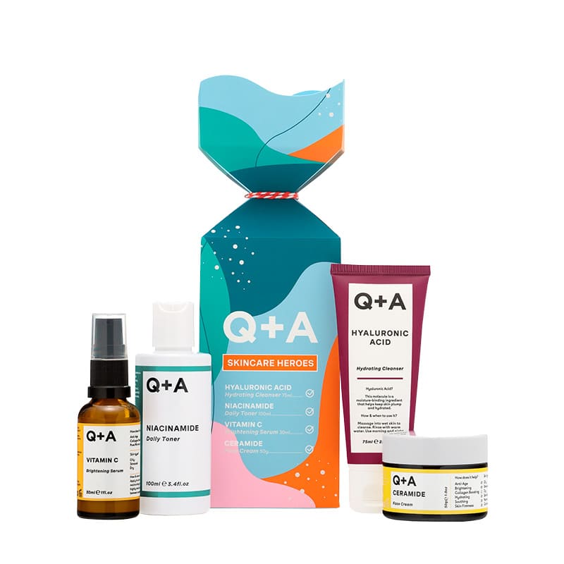 Q + A Skincare Heroes Gift Set